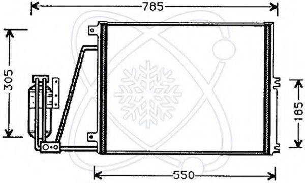 ELECTRO AUTO 30O0015 Конденсатор, кондиціонер