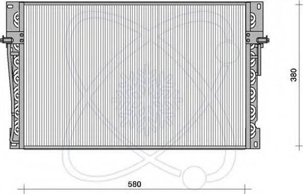 ELECTRO AUTO 30X0008 Конденсатор, кондиціонер