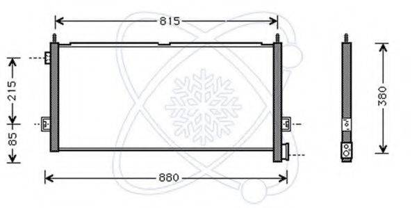 ELECTRO AUTO 30X0022 Конденсатор, кондиціонер