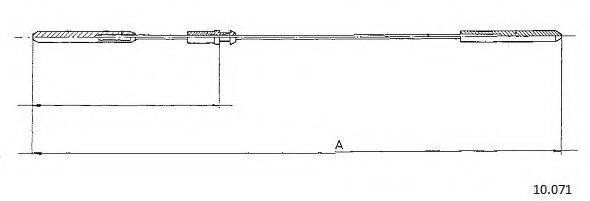 CABOR 10071 Тросик газу