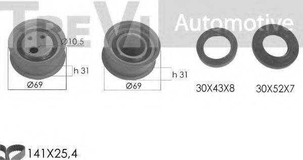 TREVI AUTOMOTIVE KD1050S Комплект ременя ГРМ