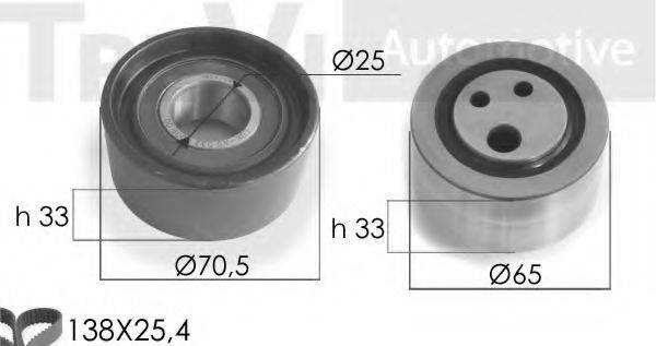 TREVI AUTOMOTIVE KD1065 Комплект ременя ГРМ