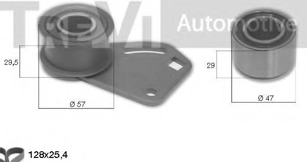 TREVI AUTOMOTIVE KD1086 Комплект ременя ГРМ