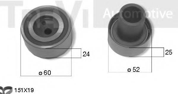 TREVI AUTOMOTIVE KD1155 Комплект ременя ГРМ