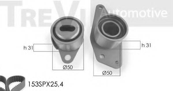 TREVI AUTOMOTIVE KD1198 Комплект ременя ГРМ