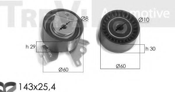 TREVI AUTOMOTIVE KD1284 Комплект ременя ГРМ