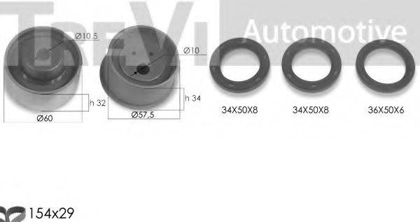 TREVI AUTOMOTIVE KD1349S Комплект ременя ГРМ