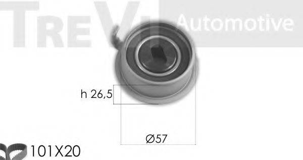 TREVI AUTOMOTIVE KD1370 Комплект ременя ГРМ