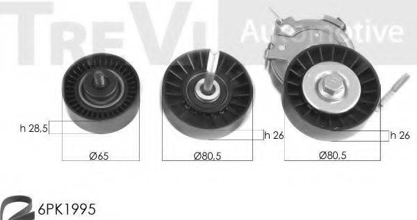 TREVI AUTOMOTIVE KA1022 Полікліновий ремінний комплект