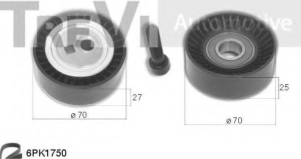 TREVI AUTOMOTIVE KA1023F Комплект роликів, полікліновий ремінь