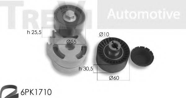 TREVI AUTOMOTIVE KA1037 Полікліновий ремінний комплект