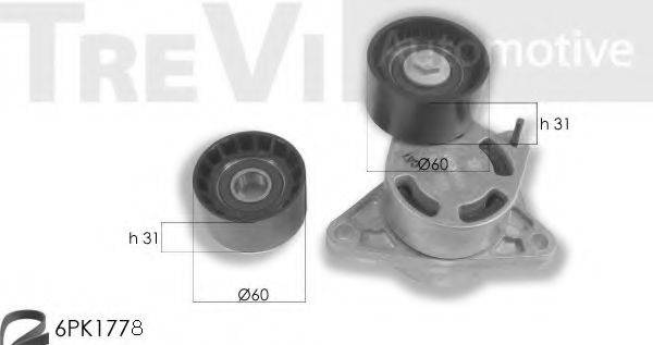 TREVI AUTOMOTIVE KA1097 Полікліновий ремінний комплект