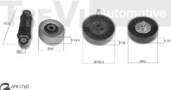 TREVI AUTOMOTIVE KA1121F Полікліновий ремінний комплект