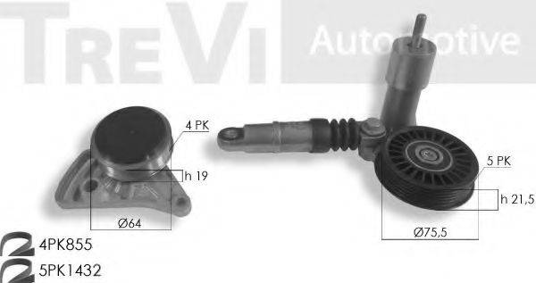 TREVI AUTOMOTIVE KA1153 Полікліновий ремінний комплект