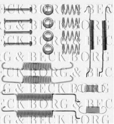 BORG & BECK BBK6099 Комплектуючі, колодки дискового гальма