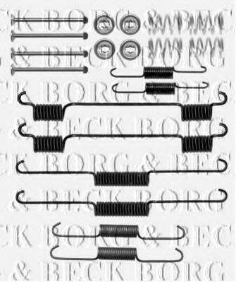 BORG & BECK BBK6224 Комплектуючі, колодки дискового гальма