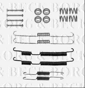 BORG & BECK BBK6234 Комплектуючі, колодки дискового гальма