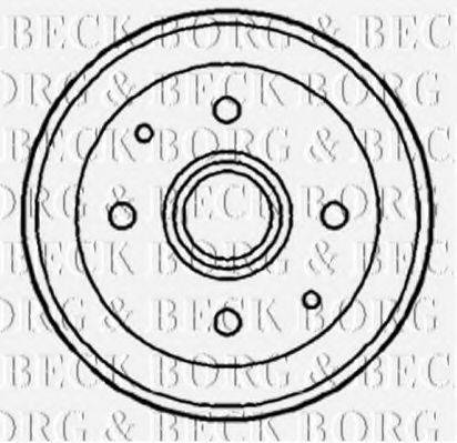 BORG & BECK BBR7020 Гальмівний барабан