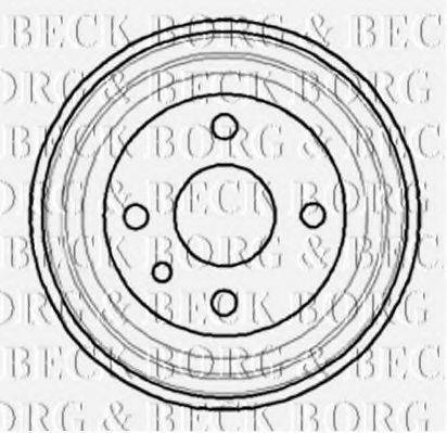 BORG & BECK BBR7042 Гальмівний барабан