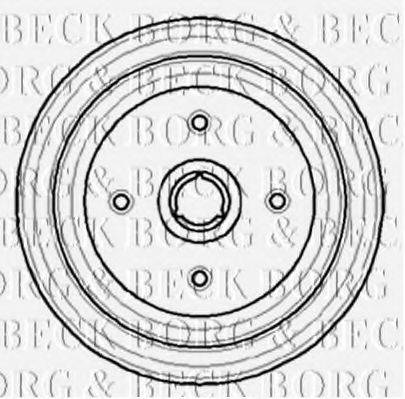 BORG & BECK BBR7064 Гальмівний барабан