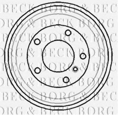 BORG & BECK BBR7069 Гальмівний барабан