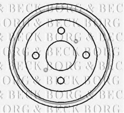 BORG & BECK BBR7097 Гальмівний барабан