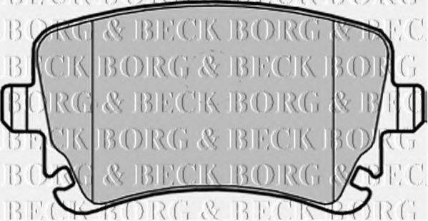 BORG & BECK BBP1930 Комплект гальмівних колодок, дискове гальмо