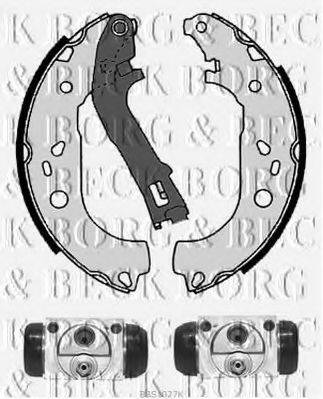 BORG & BECK BBS1027K Комплект гальмівних колодок