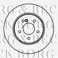 BORG & BECK BBD4192 гальмівний диск