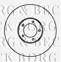 BORG & BECK BBD4276 гальмівний диск