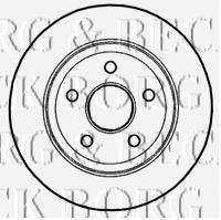 BORG & BECK BBD4661 гальмівний диск