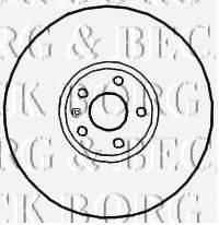 BORG & BECK BBD4673 гальмівний диск