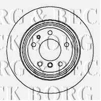BORG & BECK BBD4923 гальмівний диск