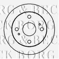 BORG & BECK BBD4938 гальмівний диск