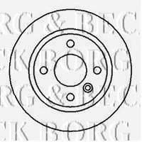 BORG & BECK BBD5041 гальмівний диск