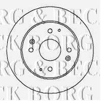 BORG & BECK BBD5071 гальмівний диск