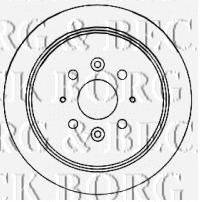 BORG & BECK BBD5139 гальмівний диск