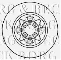 BORG & BECK BBD5841S гальмівний диск