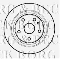 BORG & BECK BBD4413 гальмівний диск