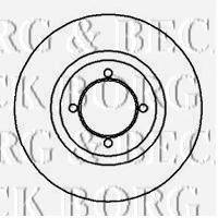 BORG & BECK BBD4906 гальмівний диск