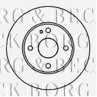 BORG & BECK BBD4944 гальмівний диск