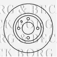 BORG & BECK BBD5021 гальмівний диск