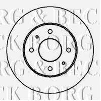 BORG & BECK BBD5063 гальмівний диск