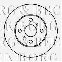 BORG & BECK BBD5150 гальмівний диск