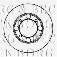 BORG & BECK BBD5156 гальмівний диск