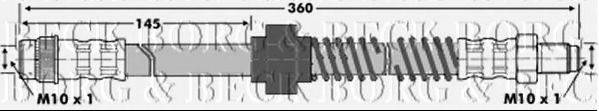 BORG & BECK BBH6840 Гальмівний шланг