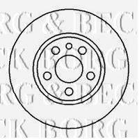 BORG & BECK BBD4079 гальмівний диск