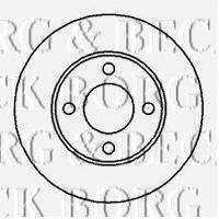 BORG & BECK BBD4147 гальмівний диск