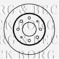 BORG & BECK BBD4159 гальмівний диск
