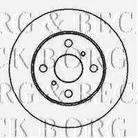 BORG & BECK BBD4173 гальмівний диск
